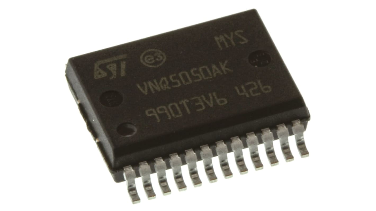 STMicroelectronics VNQ5050AK-E, Allround driver, 24 Ben, PowerSSO