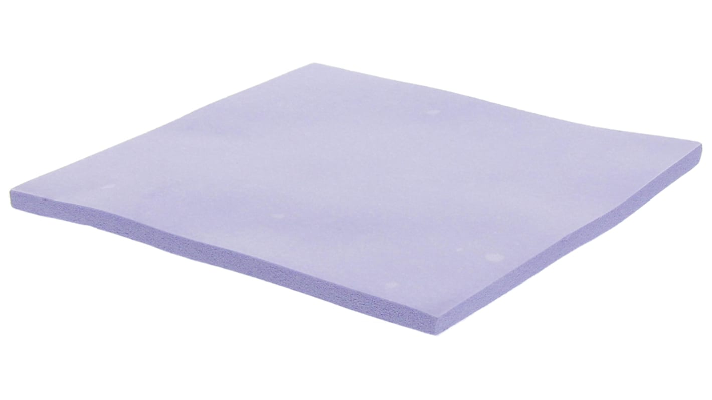 Laird Self-Adhesive Thermal Interface Sheet, 4mm Thick, 3W/m·K, Boron Nitride Filled Silicone Elastomer, 100 x 100mm