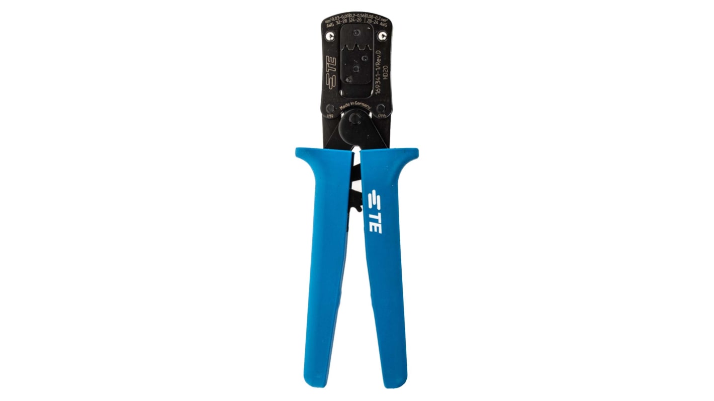 TE Connectivity Mini CERTI-LOK Hand Crimpzange / 32 → 20AWG, 193 mm