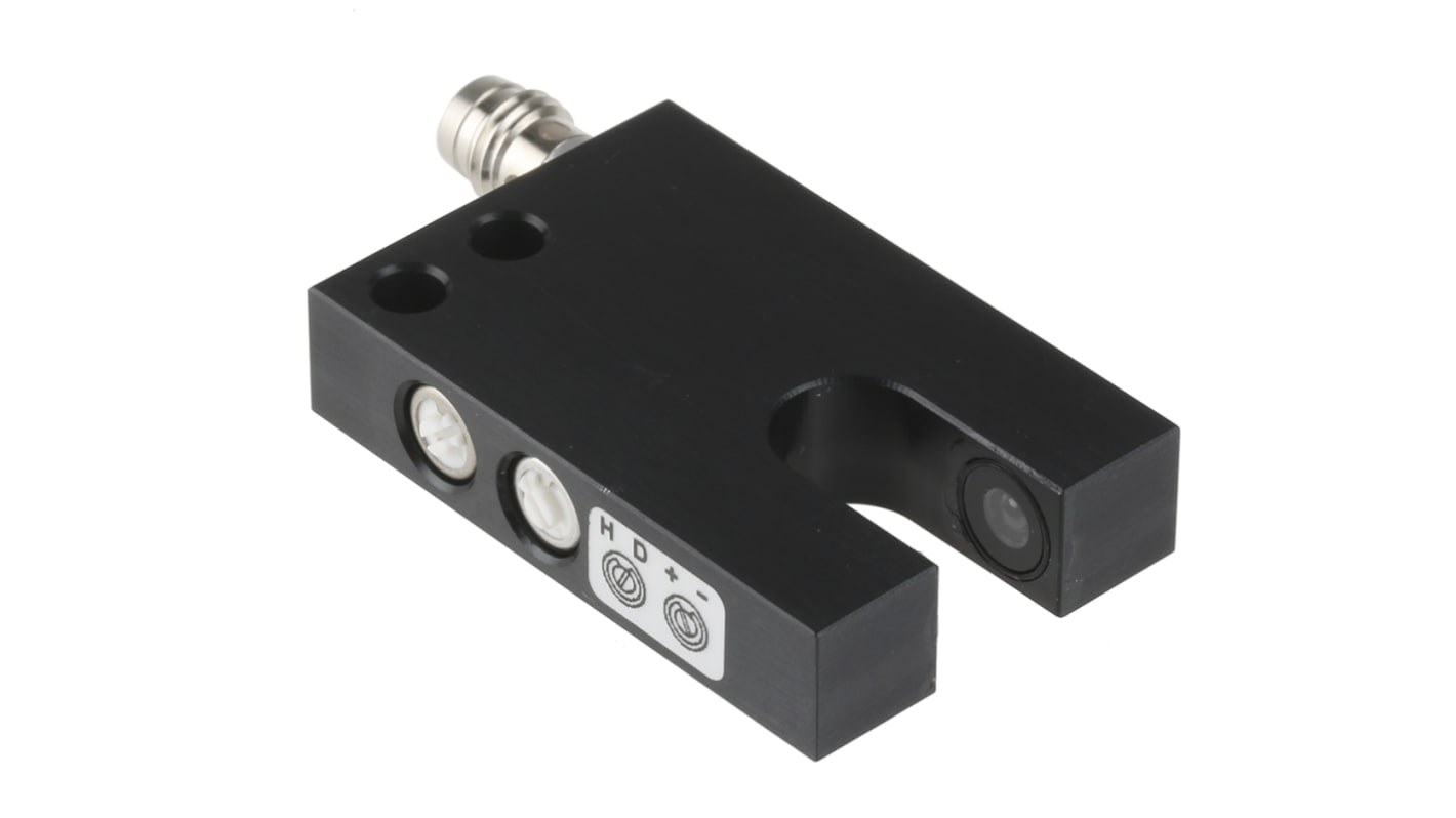 Pepperl + Fuchs Through Beam Photoelectric Sensor, Fork Sensor, 10 mm Detection Range