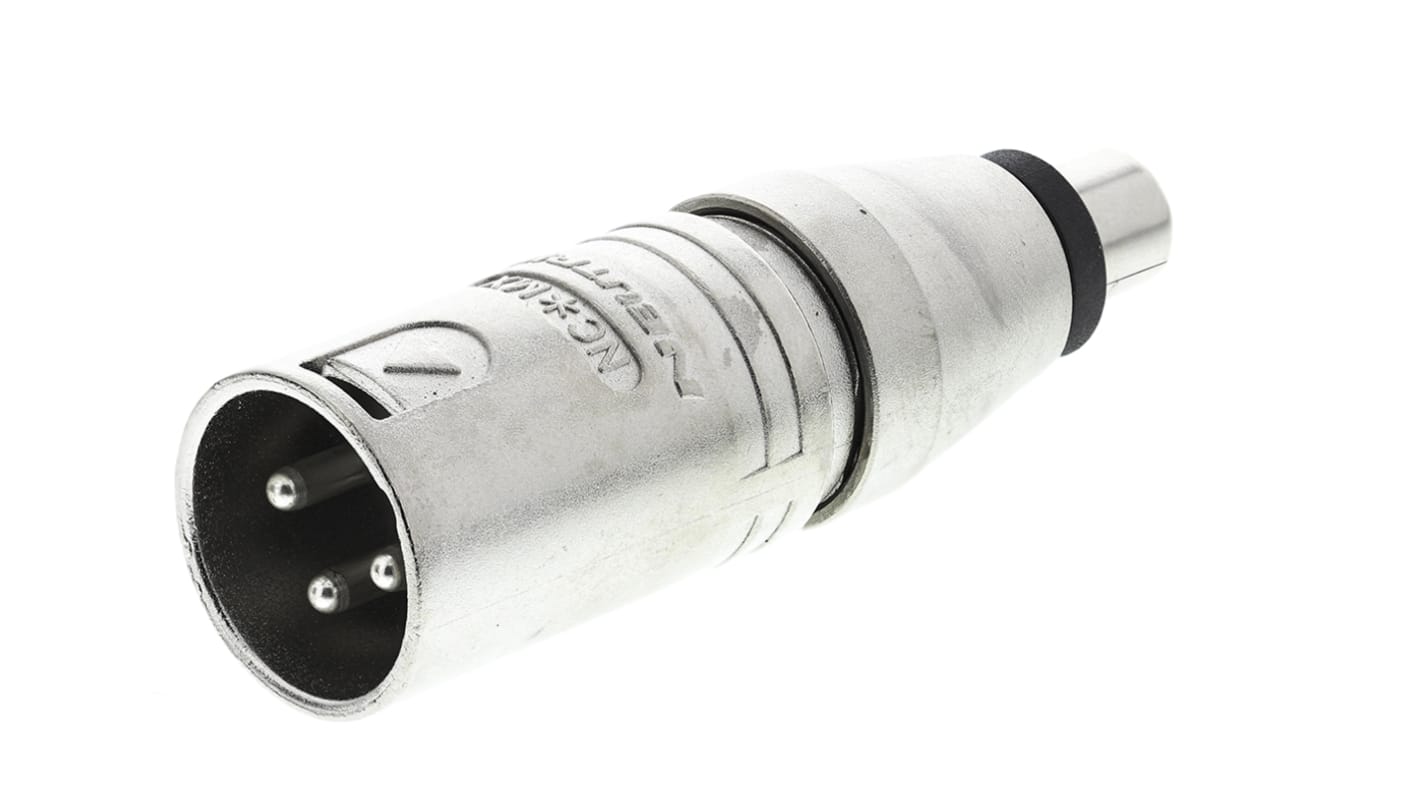 Neutrik AV Adapter, Male XLR to Female RCA