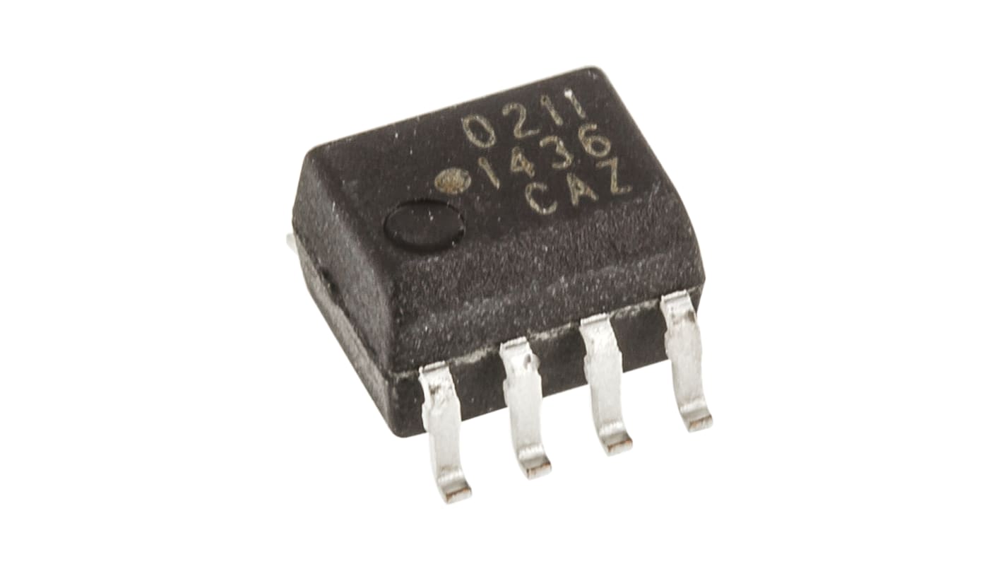 Broadcom HCPL THT Optokoppler DC-In / Schmitt-Trigger-Out, 8-Pin SOIC, Isolation 3,75 kV eff