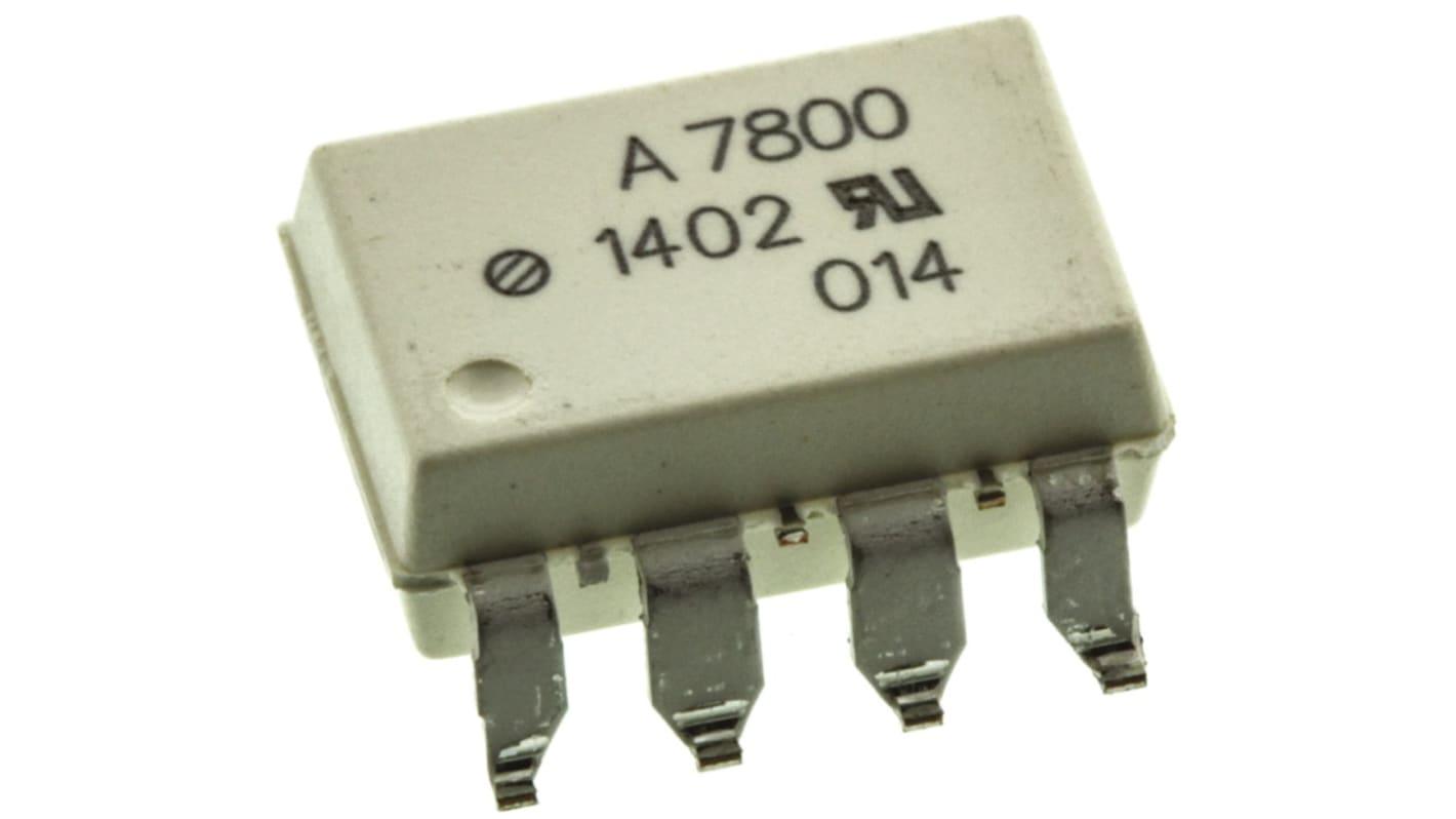 Broadcom HCPL-7800-300E leválasztó erősítő, 5 V, 8-tüskés PDIP SMD