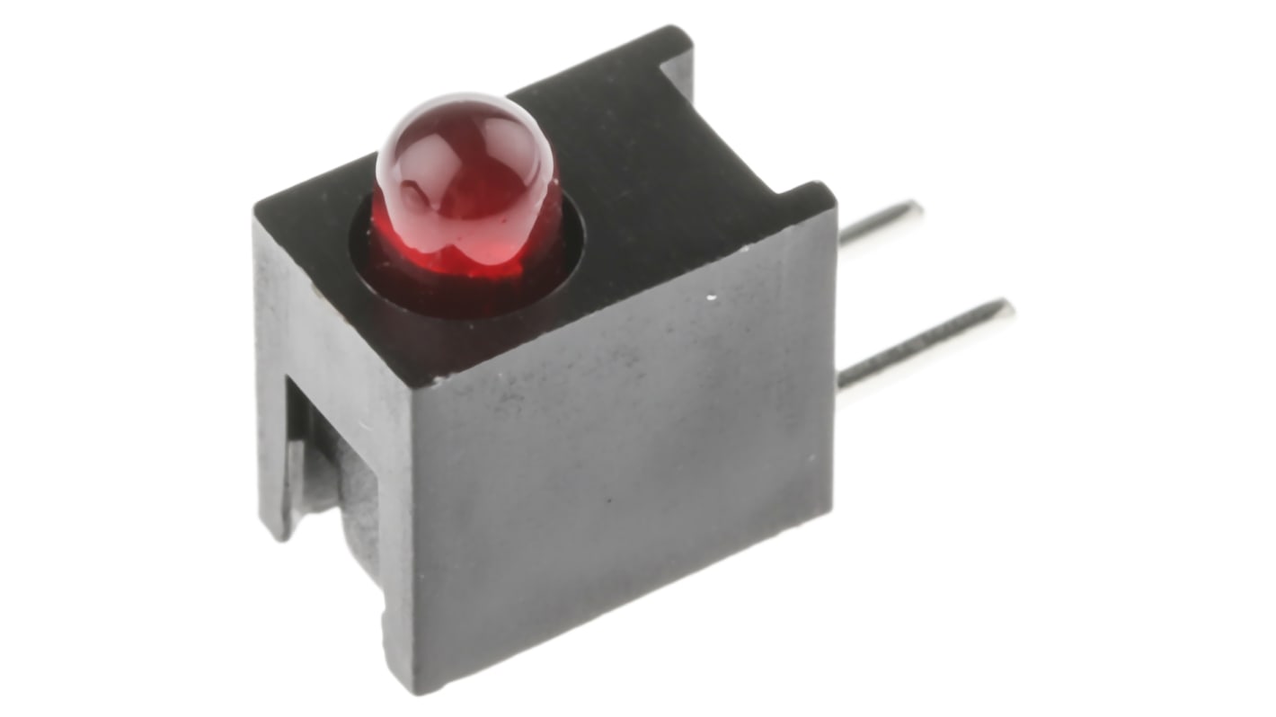 Broadcom THT LED Rot 2 V, 50° 3 mm (T-1)