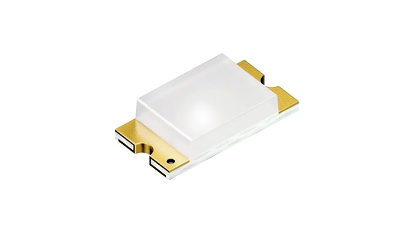 Broadcom LED, 2 tüskés, felületre szerelhető, Zöld, 572 nm, 15 mcd, 2,2 V, 170 °, 1608 (0603)