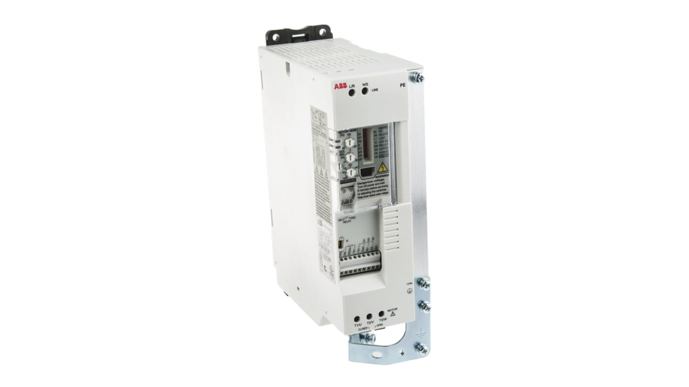 ABB インバータ ACS55, 230 V ac 2.2 kW ACS55-01E-09A8-2 ACモータ