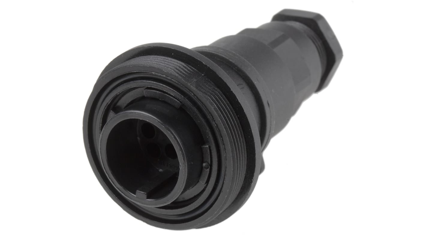 Bulgin Circular Connector, 9 Contacts, In-line, Plug, Male, IP68, Standard Buccaneer Series