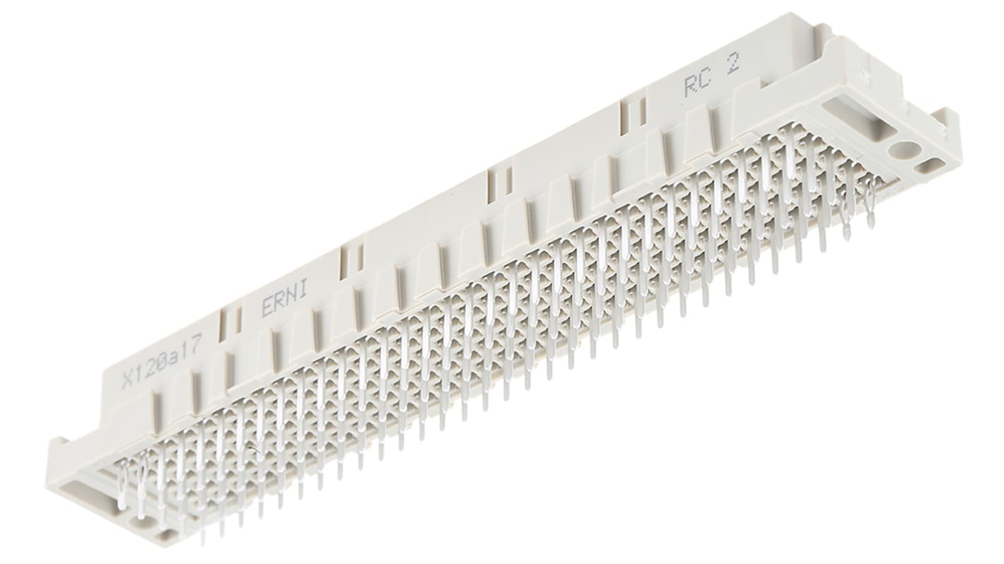 284313 / 284313E ERNI 160 Way 2.54mm Pitch, Type E Class C2, 5 Row