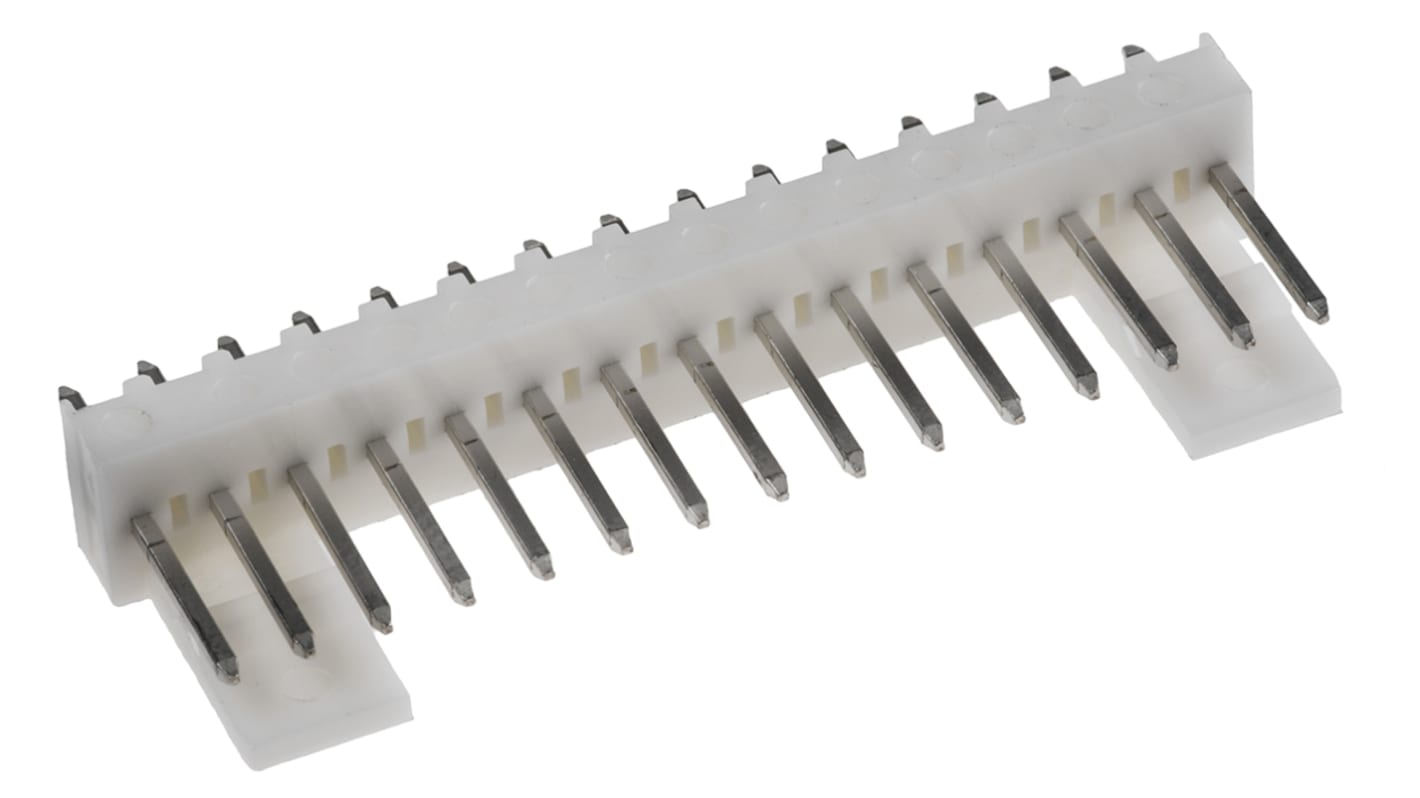 Embase à broches Molex, KK 254, 15 pôles , 2.54mm 1 rangée, 4.0A, Droit