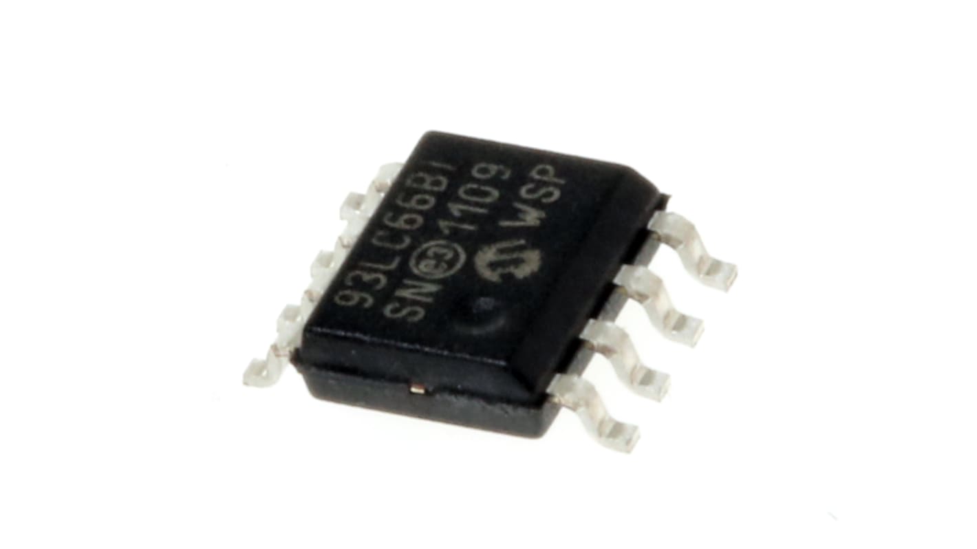 Memoria EEPROM seriale Microwire Microchip, da 4kbit, SOIC,  SMD, 8 pin