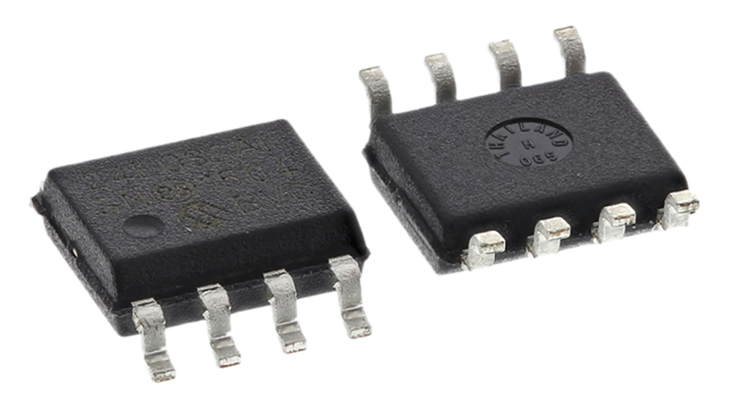 AEC-Q100 Memoria EEPROM serie 24LC32A-I/SN Microchip, 32kbit, 4k x, 8bit, Serie I2C, 900ns, 8 pines SOIC