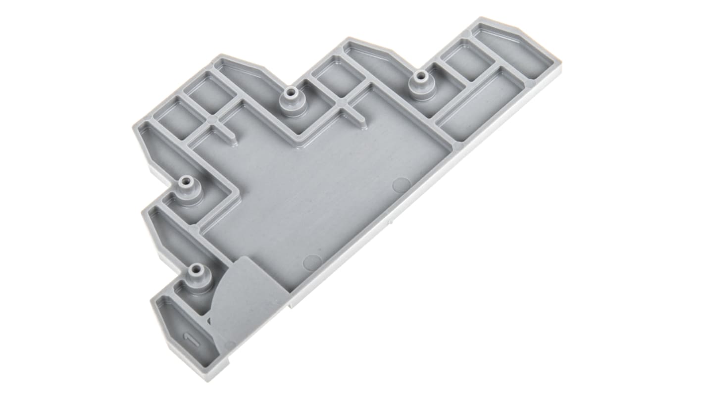 Entrelec FED Series End Cover for Use with DIN Rail Terminal Blocks