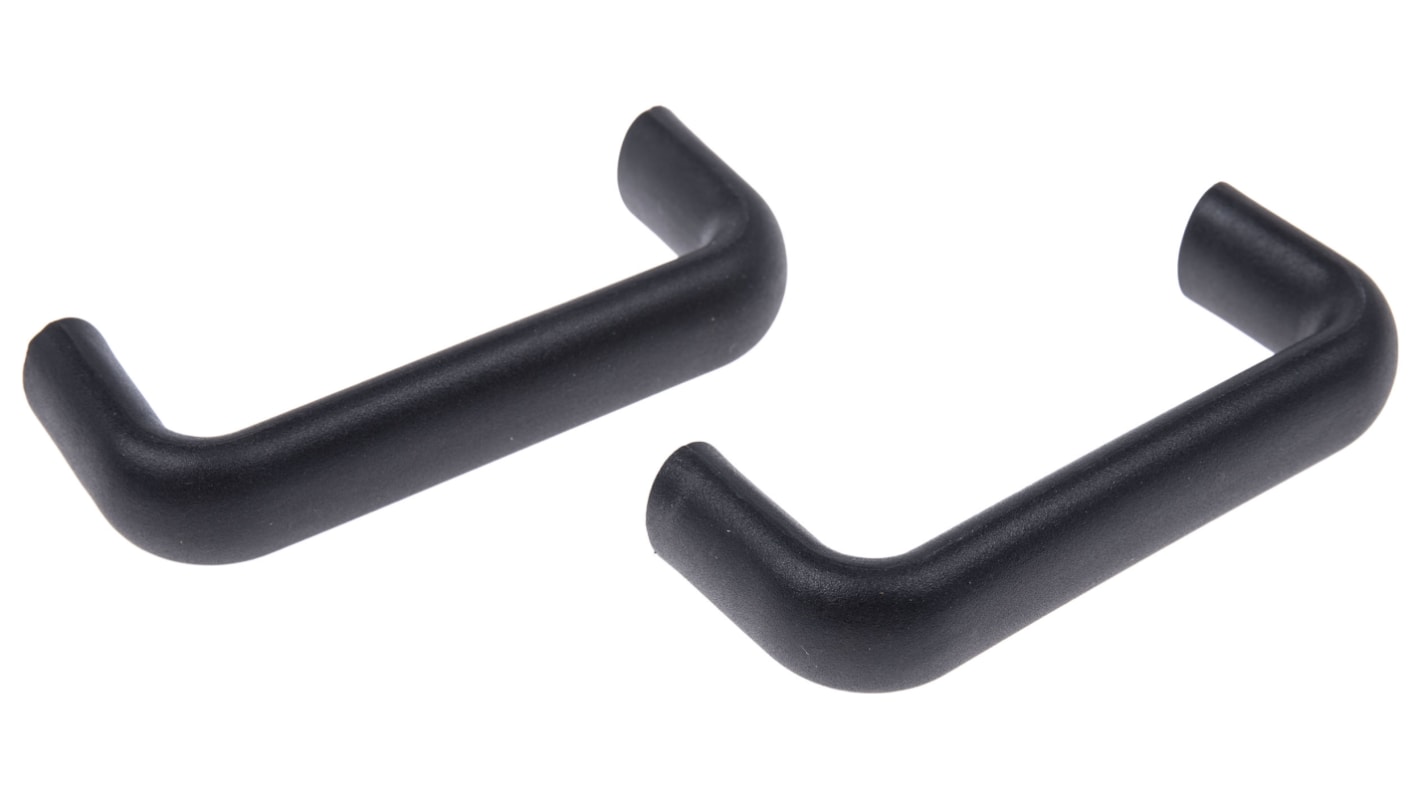 RS PRO Matt Black Plastic Handle 40.5 mm Height, 20mm Width, 107mm Length