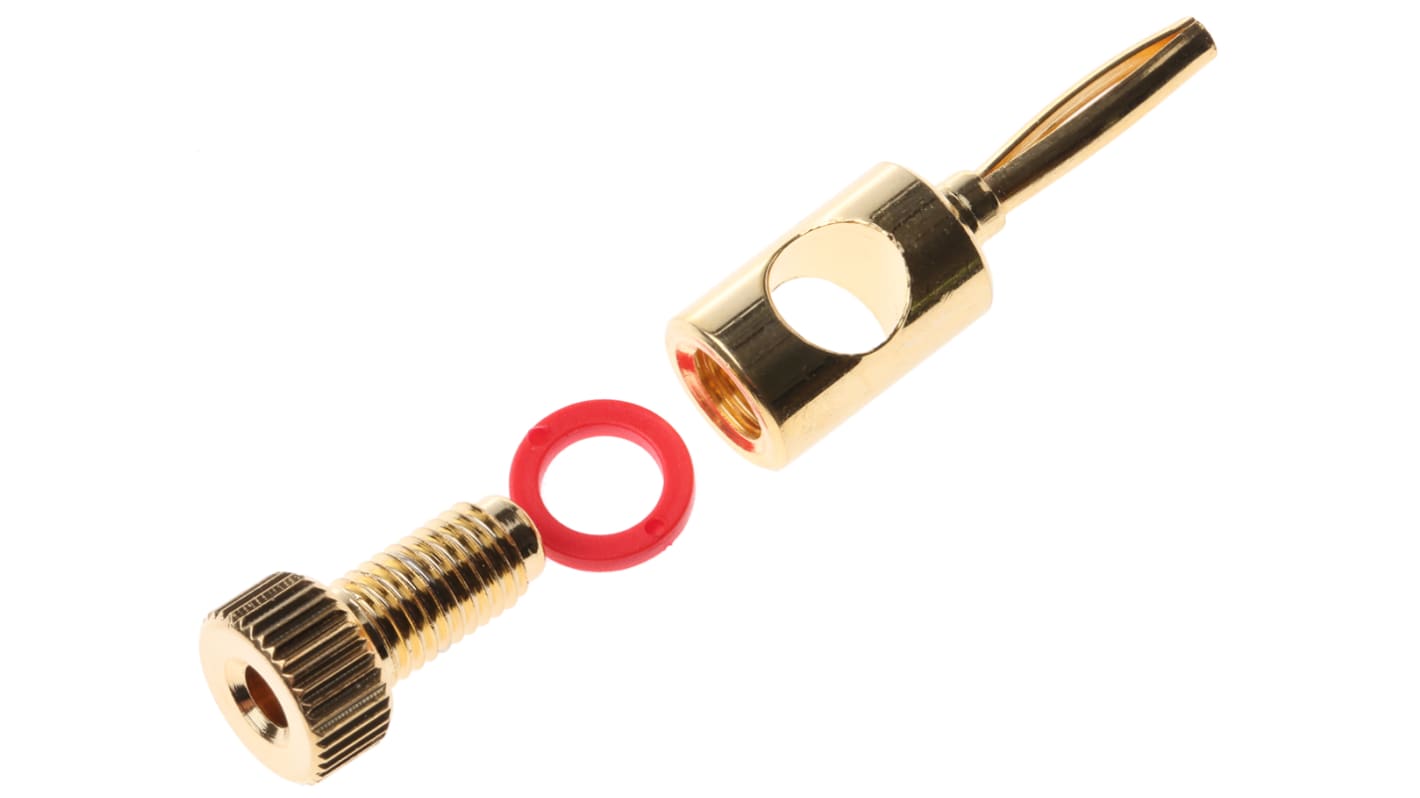 RS PRO Loudspeaker Connector Plug, 1 Way, 16A, Screw Down Termination