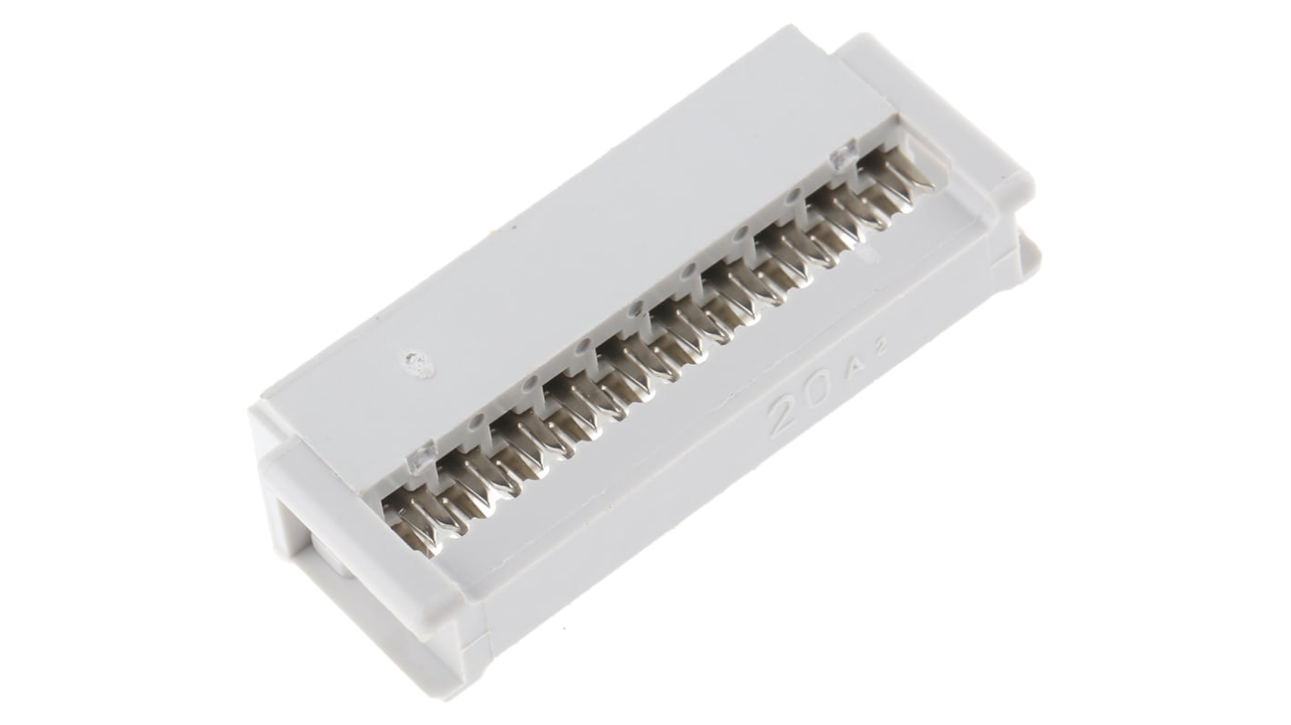 RS PRO 20-Way IDC Connector Socket for Cable Mount, 2-Row