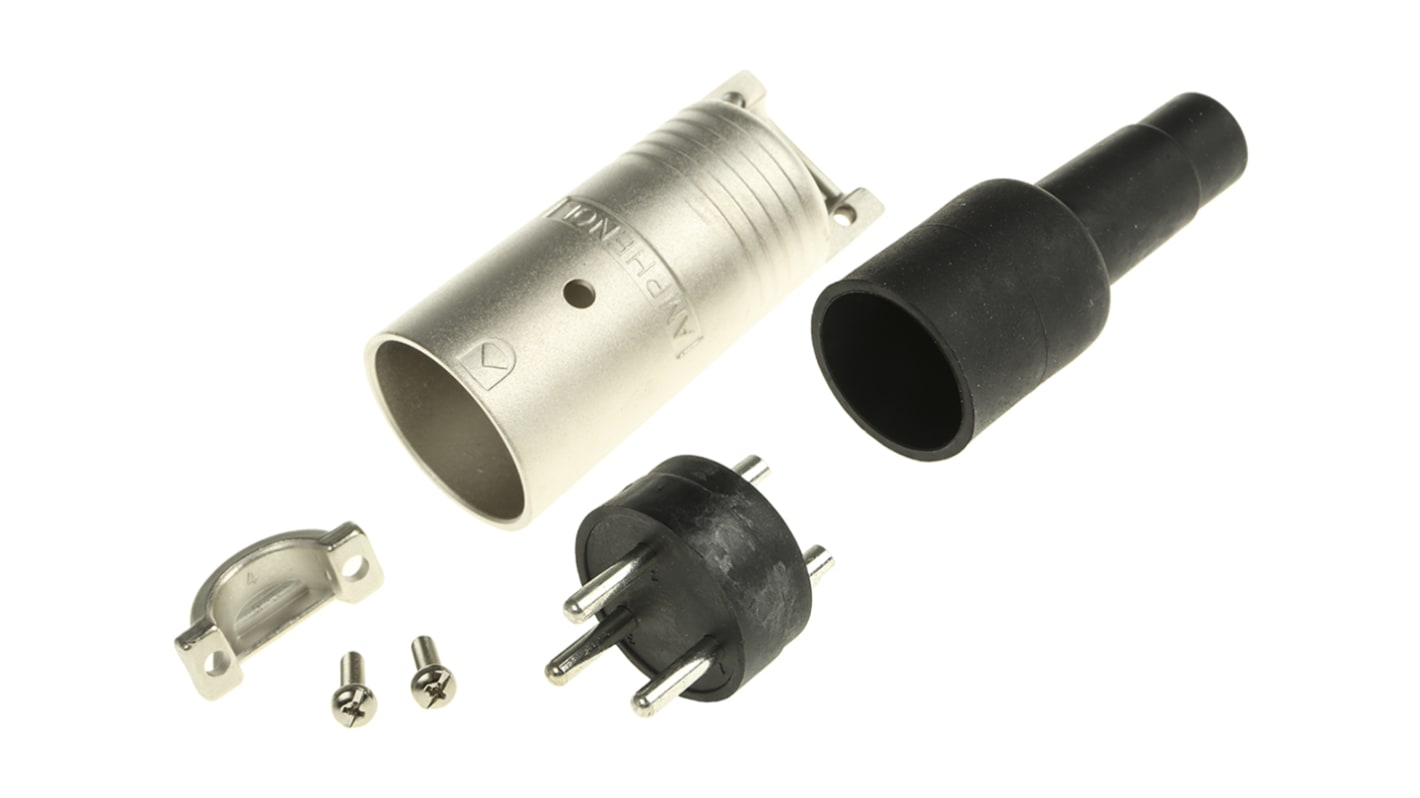 Conector de altavoz Macho Nexans de 3 vías, 20A, Montaje de Cable