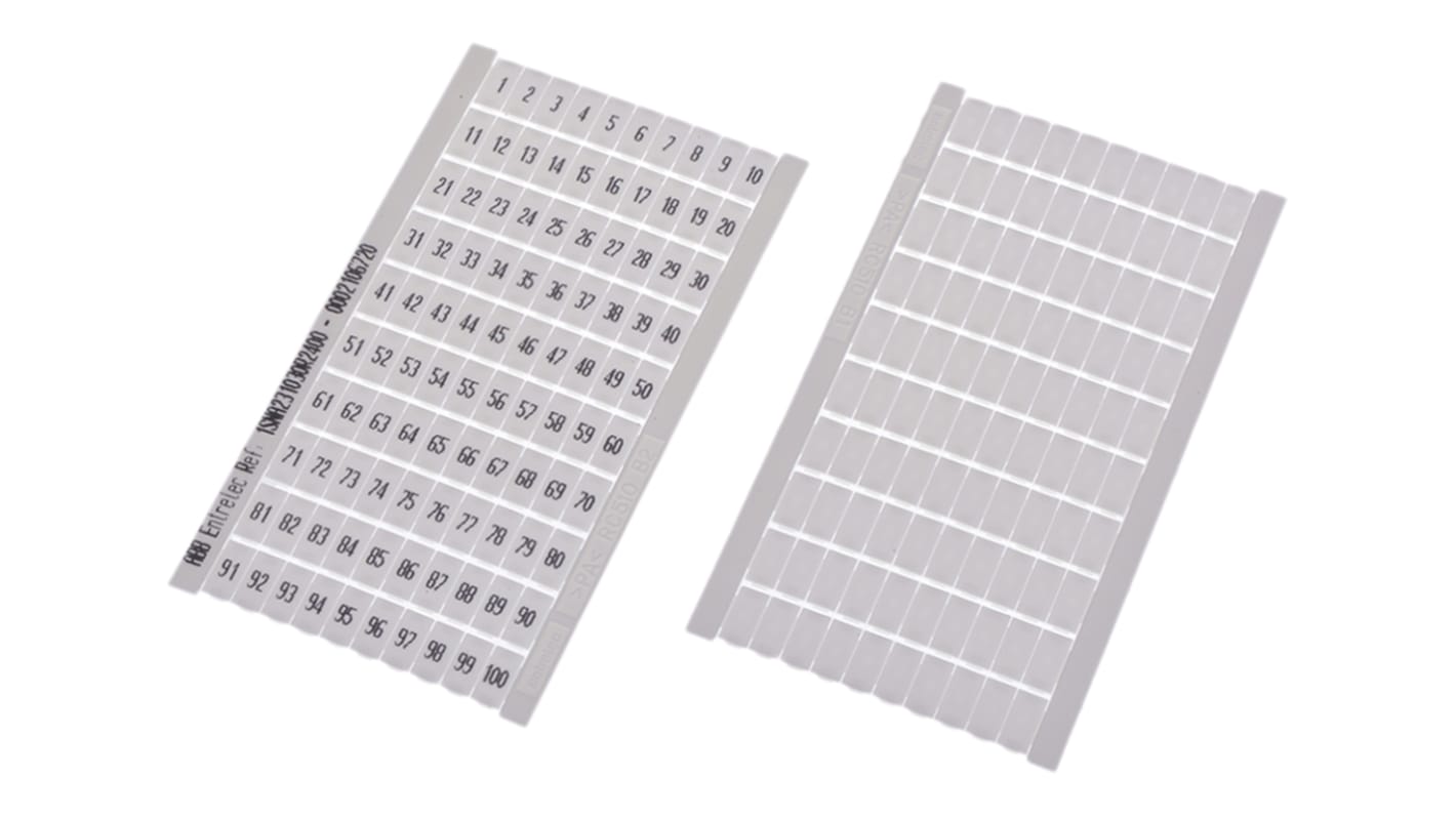 Entrelec RC Series Marker Kit for Use with Terminal Block