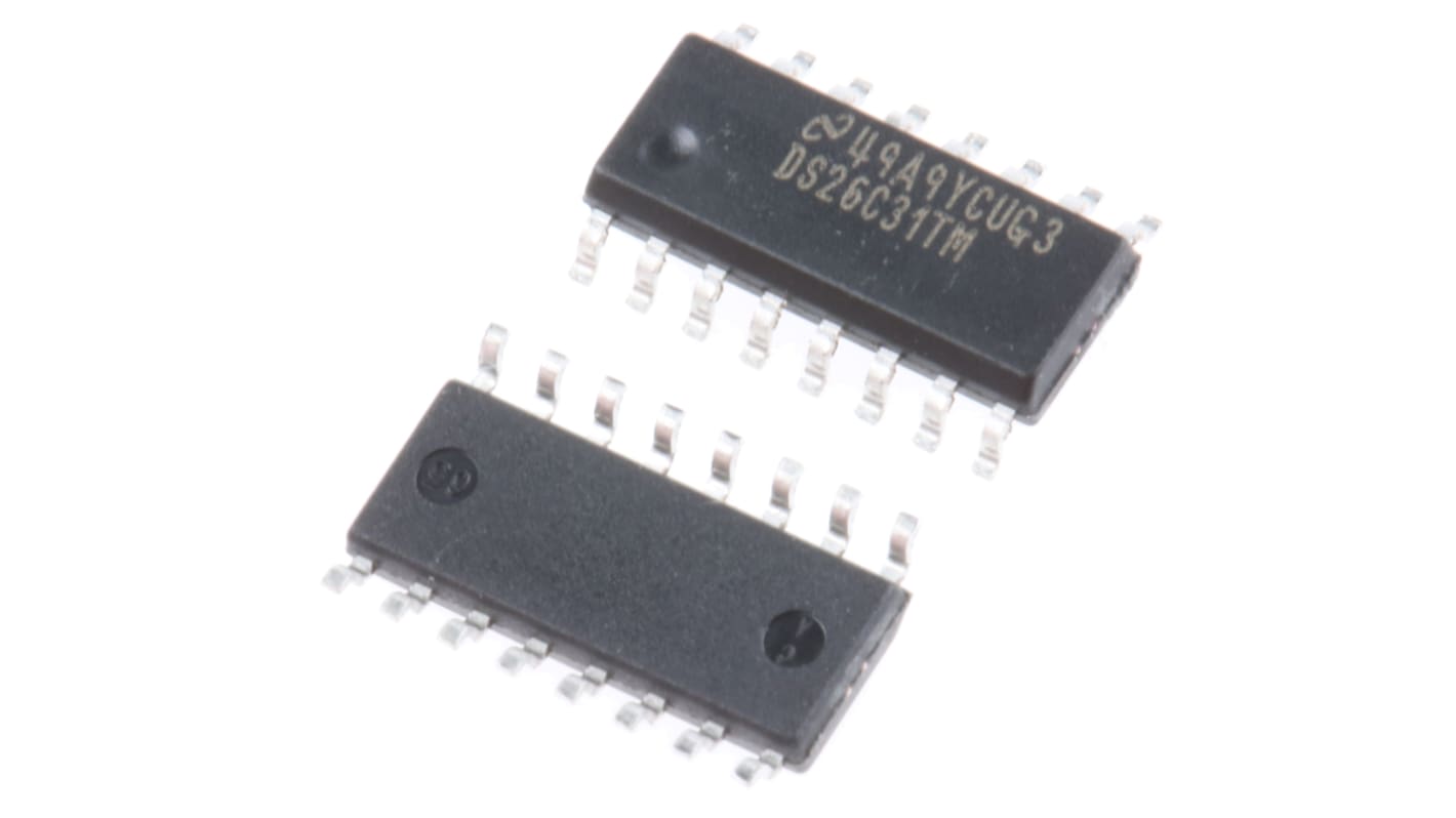 DS26C31TM/NOPB, 16-tüskés, SOIC