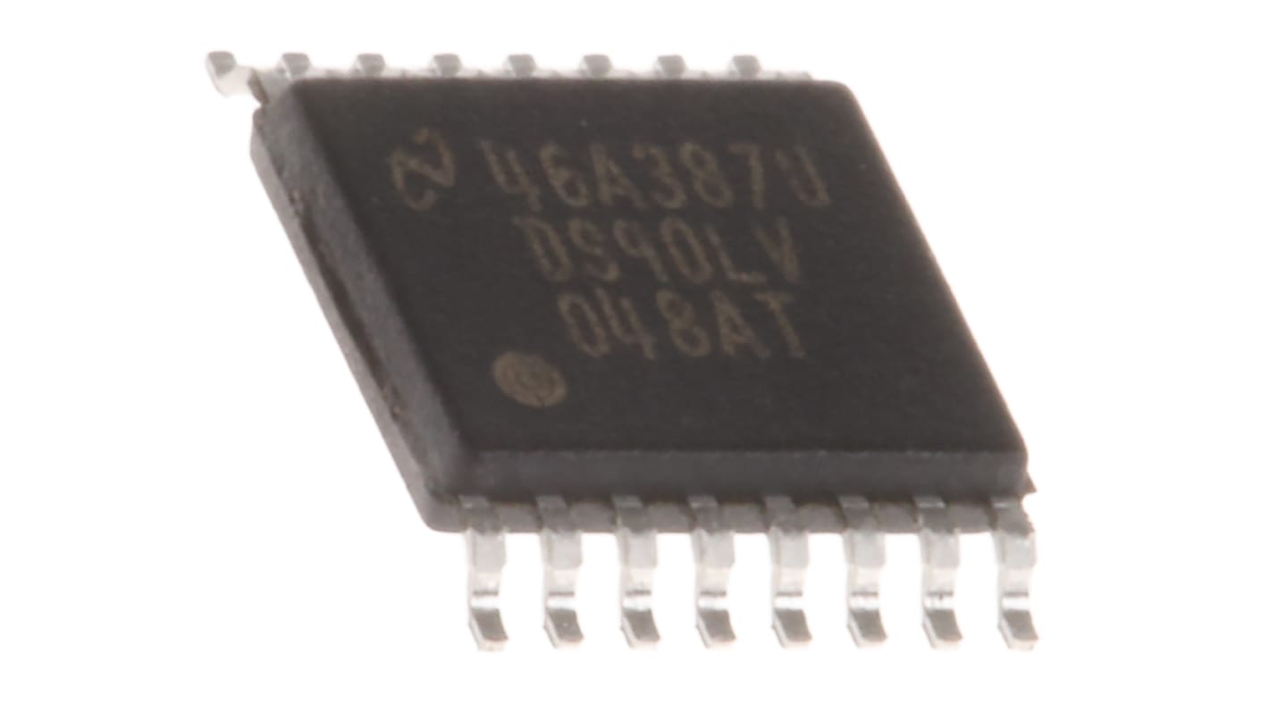 Texas Instruments DS90LV048ATMTC/NOPB, LVDS Receiver Quad LVTTL, 3 → 3.6 V, 16-Pin, TSSOP