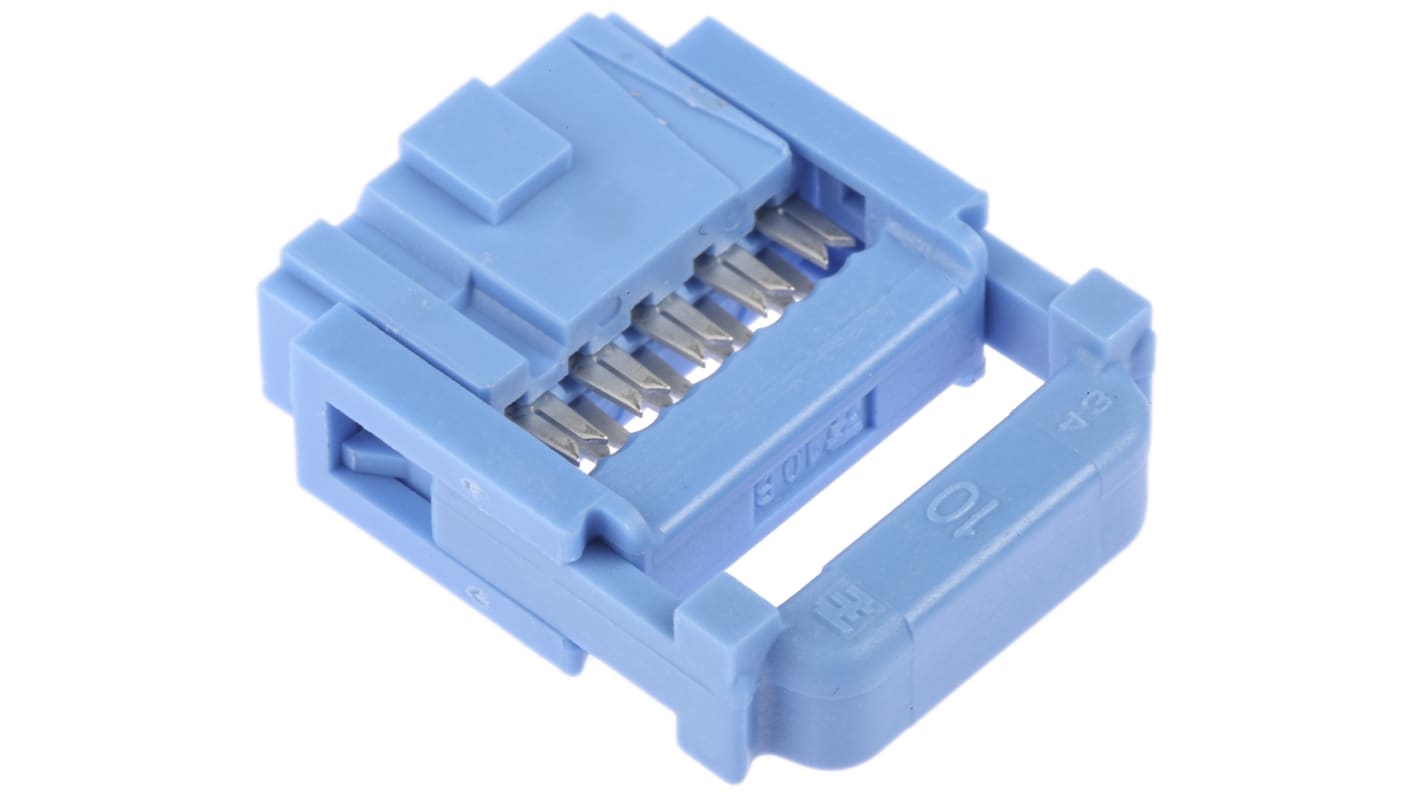 TE Connectivity 10-Way IDC Connector Socket for Cable Mount, 2-Row