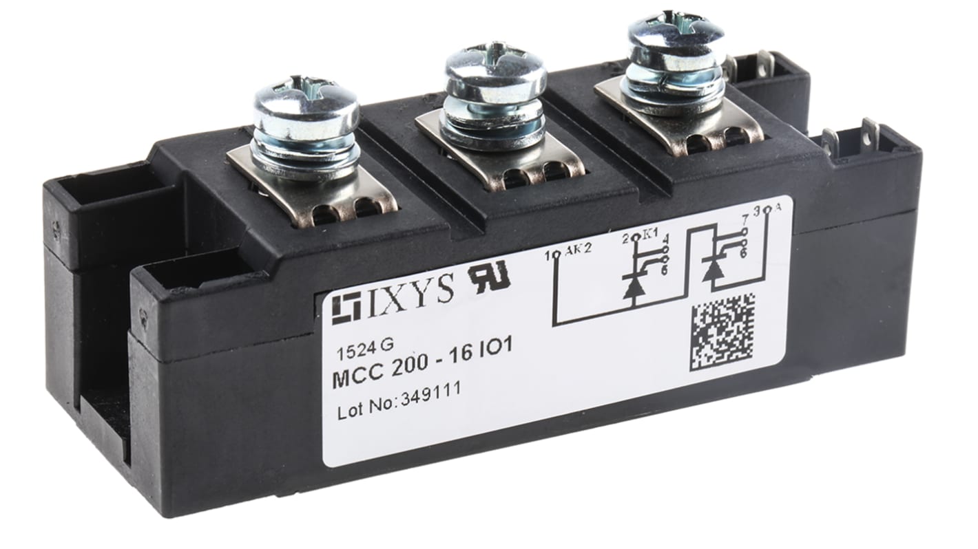 IXYS MCC200-16IO1, Dual Thyristor Module 1600V, 216A 150mA