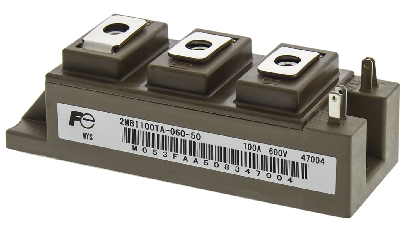 Módulo IGBT, 2MBI100TA-060-50, N-Canal, 100 A, 600 V, M232, 7-Pines Serie