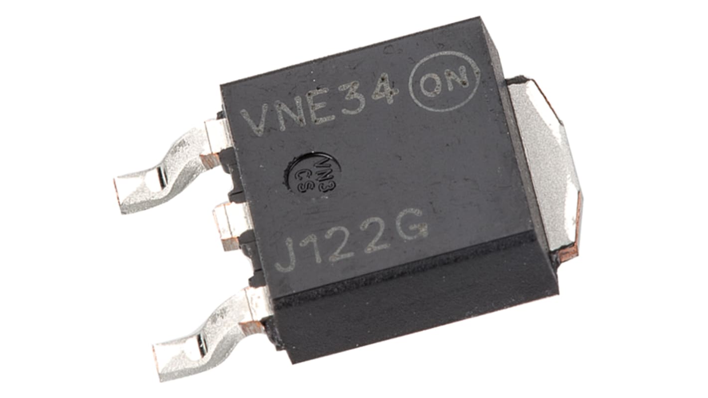 onsemi MJD122T4G NPN Darlington Transistor, 8 A 100 V HFE100, 3Pin