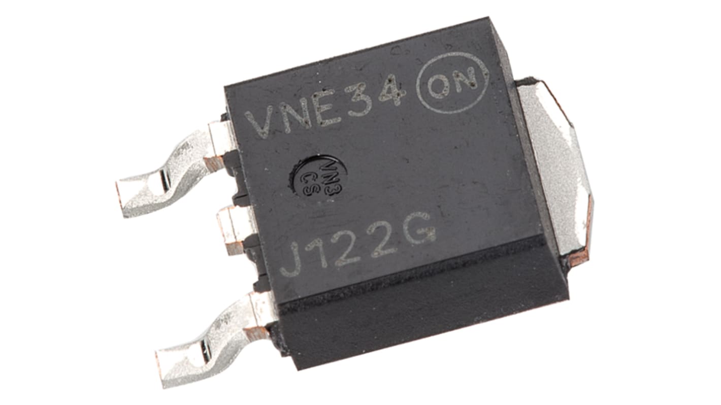 Transistor Darlington NPN onsemi, DPAK (TO-252), 3 Pin, 8 A, 100 V, Montaggio superficiale