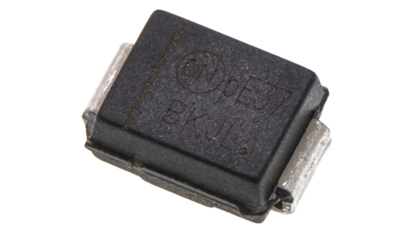 onsemi 整流ダイオード, 2A, 40V 表面実装, 2-Pin DO-214AA (SMB) ショットキーバリア 430mV