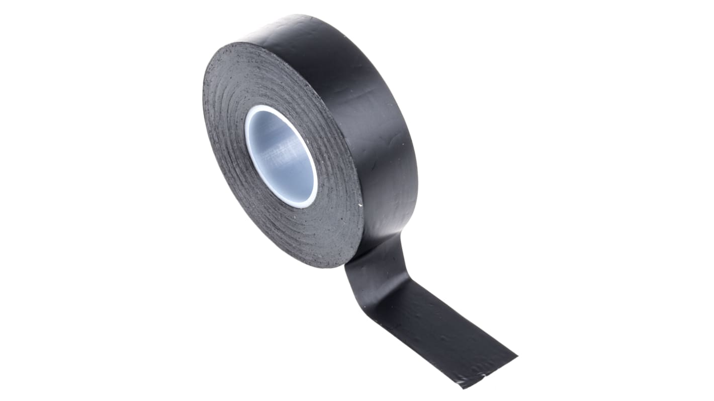 Advance Tapes 絶縁テープ 黒,最大動作温度：+70°C,幅：19mm,：AT7