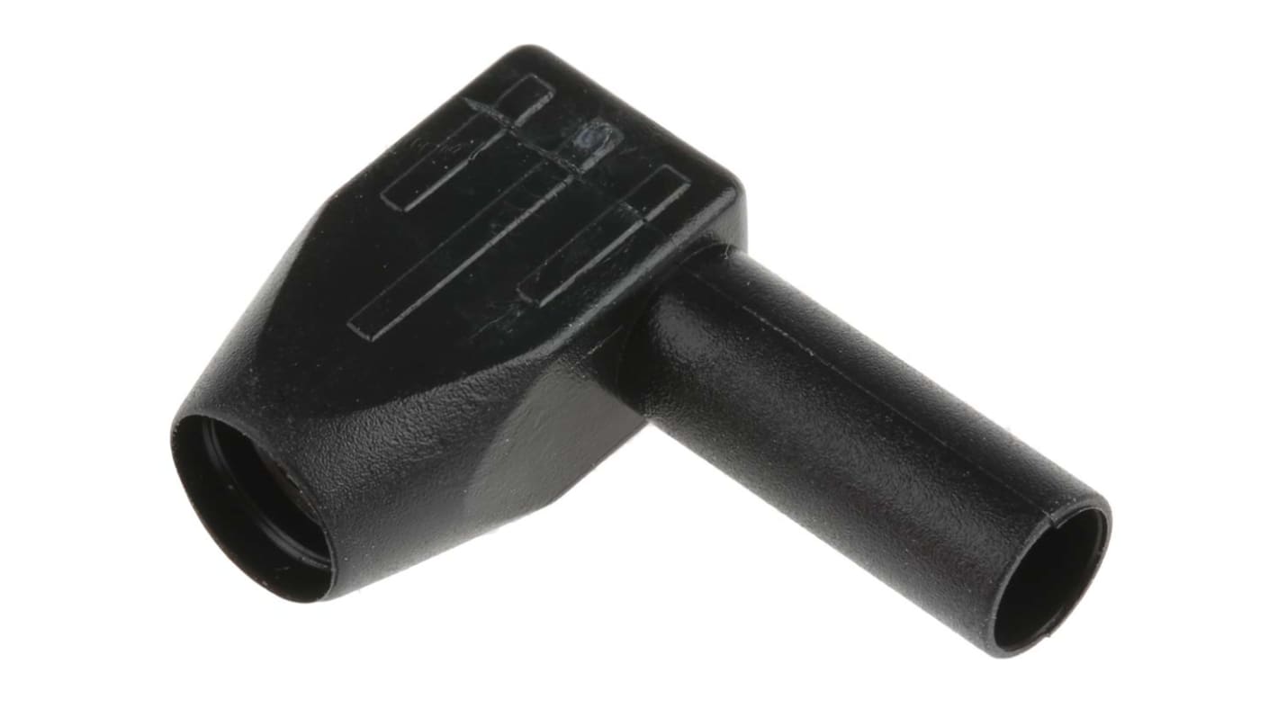 RS PRO Black Male Banana Plug, 4 mm Connector, Solder Termination, 10A, 1000V, Nickel Plating