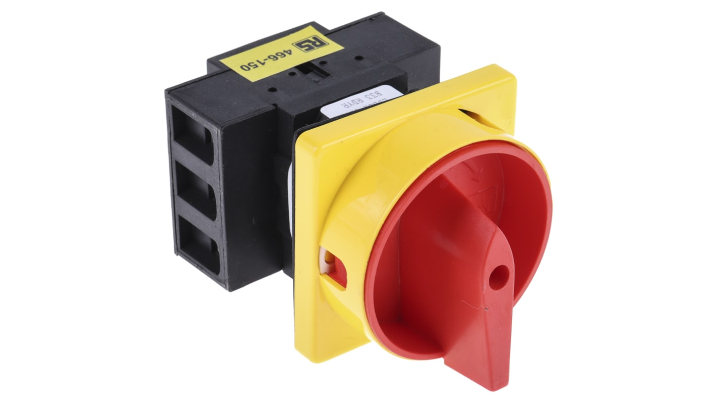 Interruptor seccionador, 3P, Corriente 32A, Potencia 11kW, IP65