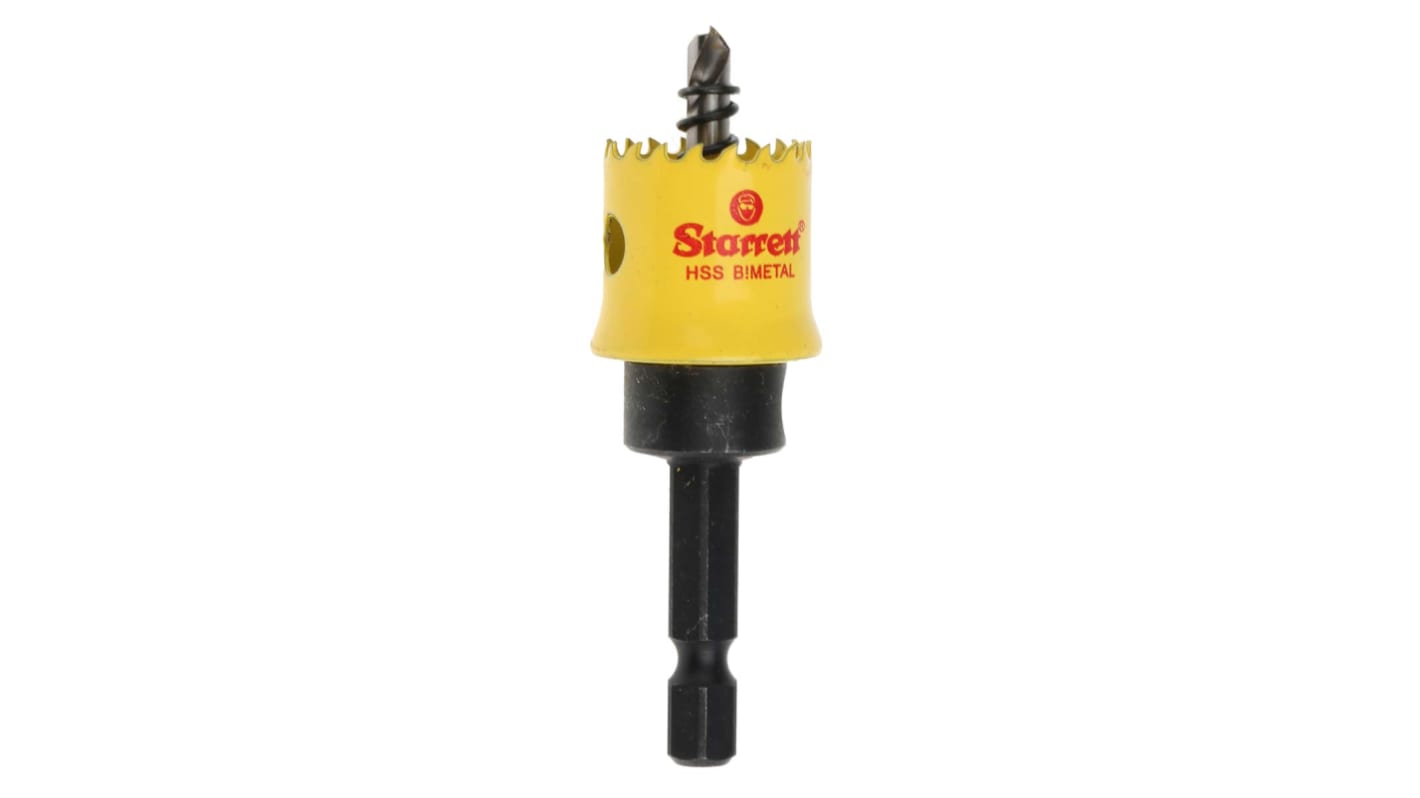 Scie cloche Starrett HSS 19mm, profondeur de coupe 13mm