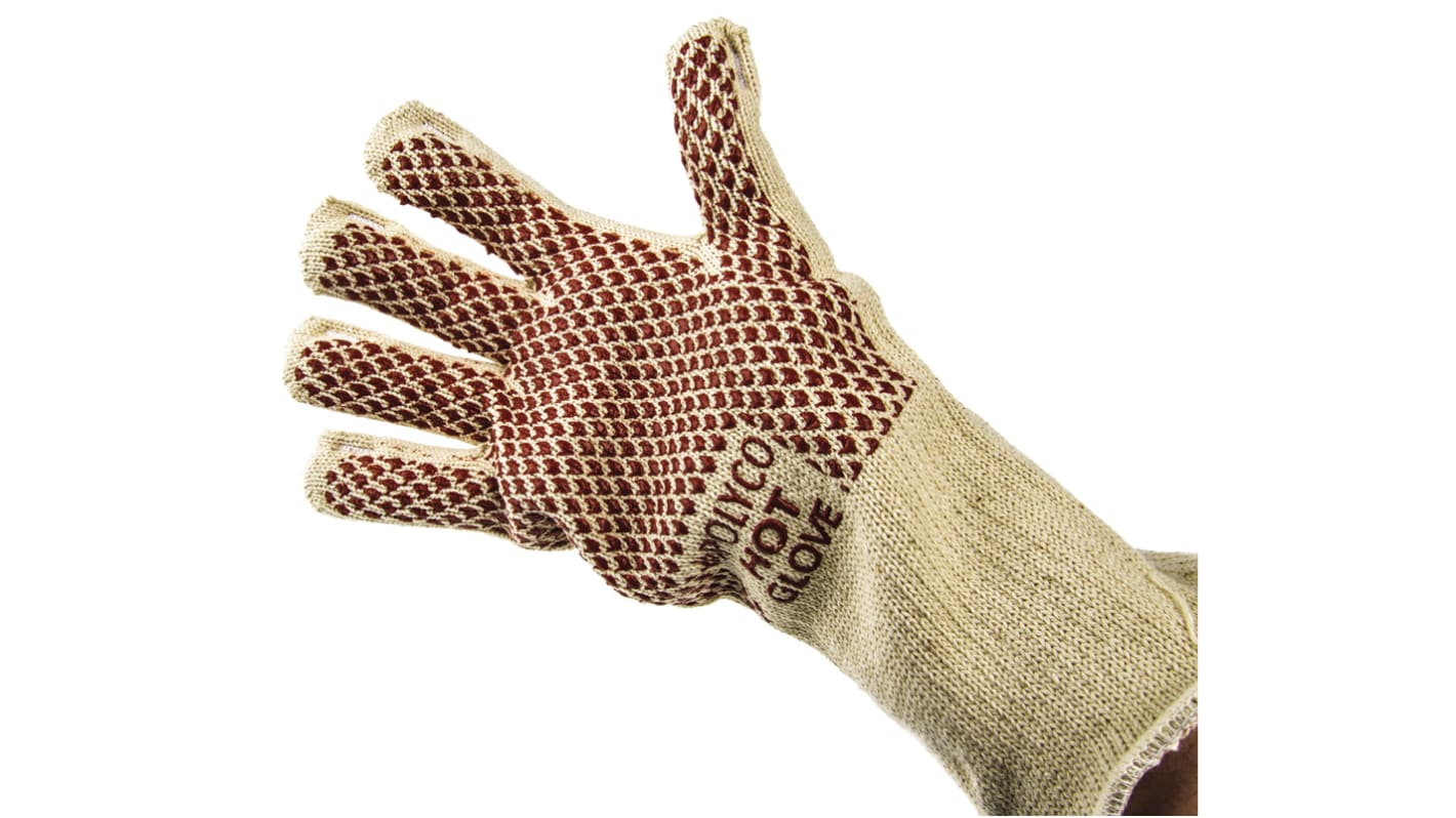9011 Polyco Healthline Hot Glove White Cotton Heat Resistant Work