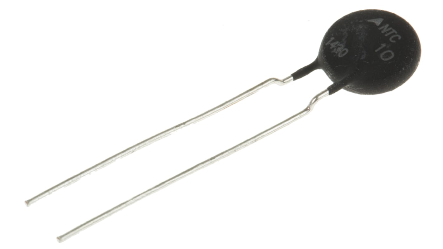 EPCOS Thermistor, 10Ω Resistance, NTC Type, 9.5 x 6mm