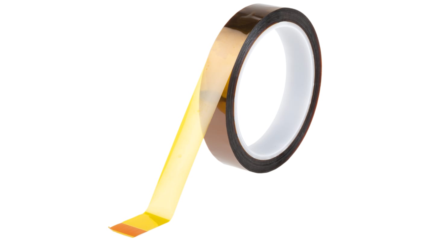 Hi-Bond HB830 Amber Polyimide Film Electrical Tape, 19mm x 33m