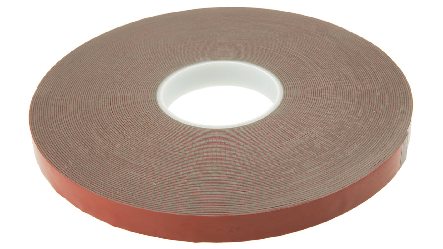 Hi-Bond VST4110G-19 Schaumstoff Klebeband doppelseitig, Grau, Stärke 1.1mm, 19mm x 33m, 15,2 N/cm