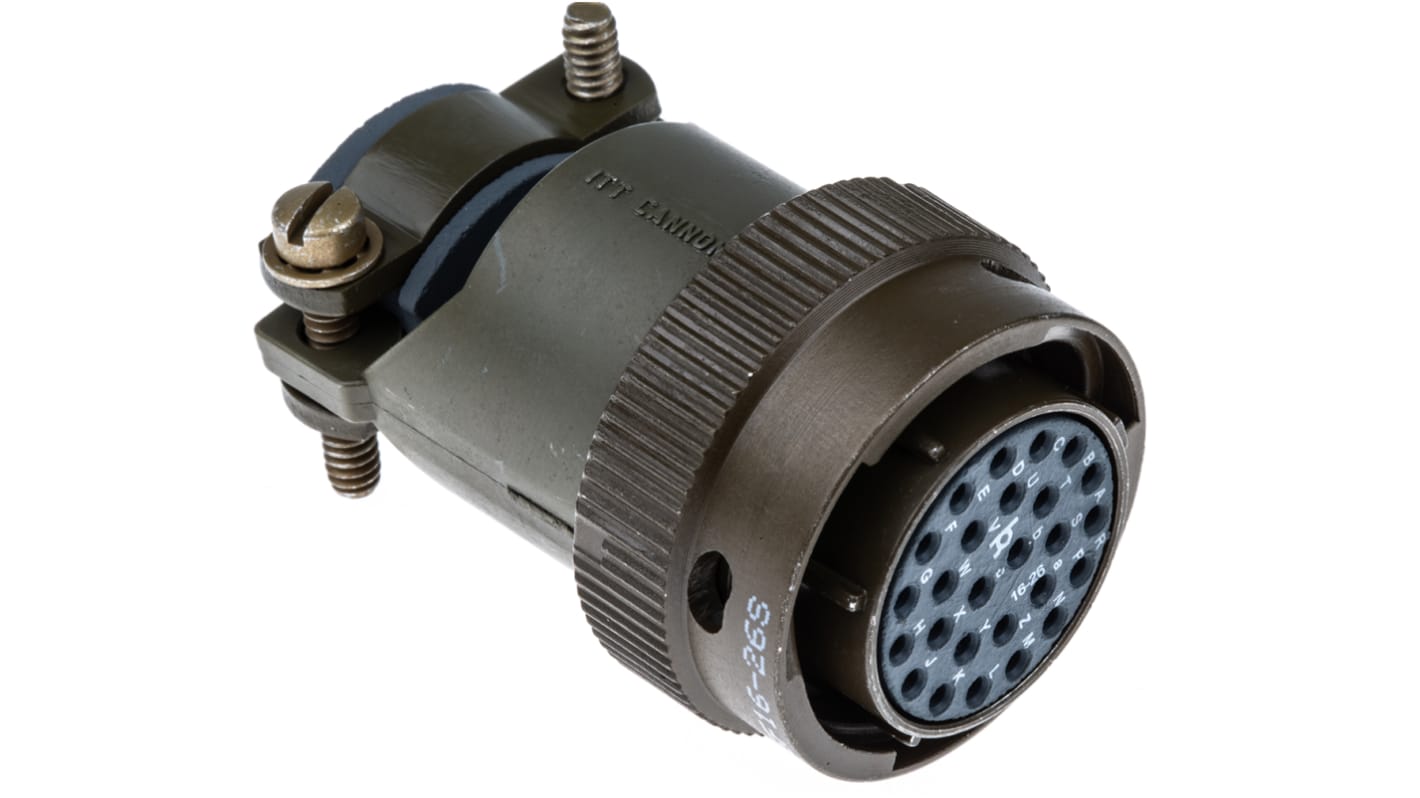 KPT06F1626S ITT Cannon, KPT 26 Way Cable Mount MIL Spec Circular
