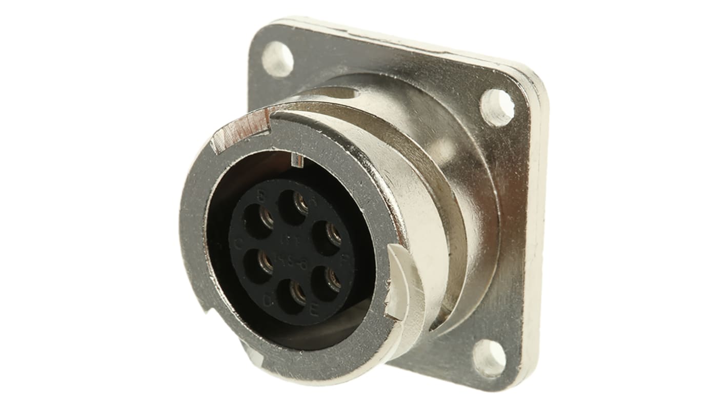 ITT Cannon, 6 Way Box Mount MIL Spec