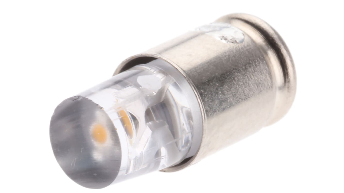 Bombilla para piloto luminoso LED Marl Blanco, 24 → 28V dc / 20mA, 9200mcd, casquillo bayoneta, Ø 4.9mm