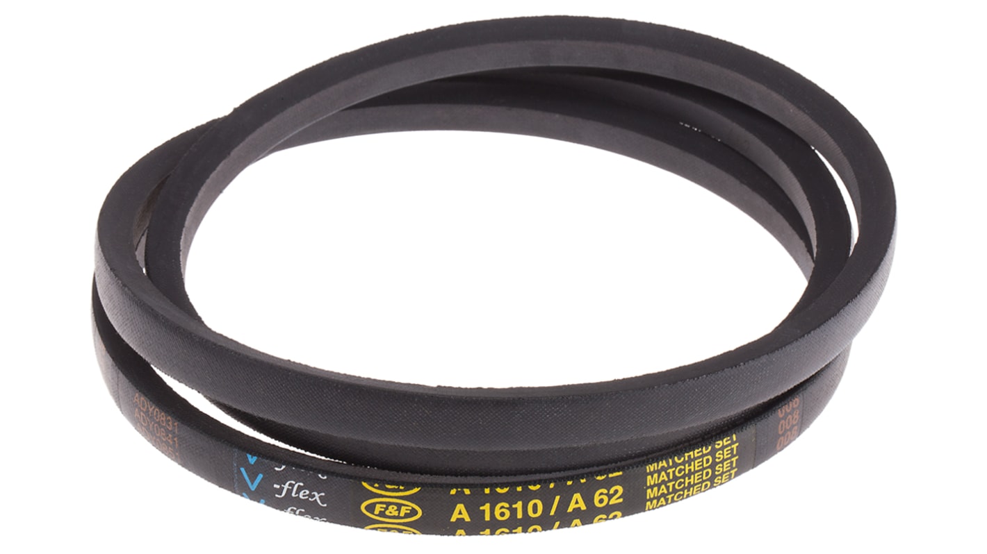 RS PRO Drive Belt, belt section A, 1570mm Length