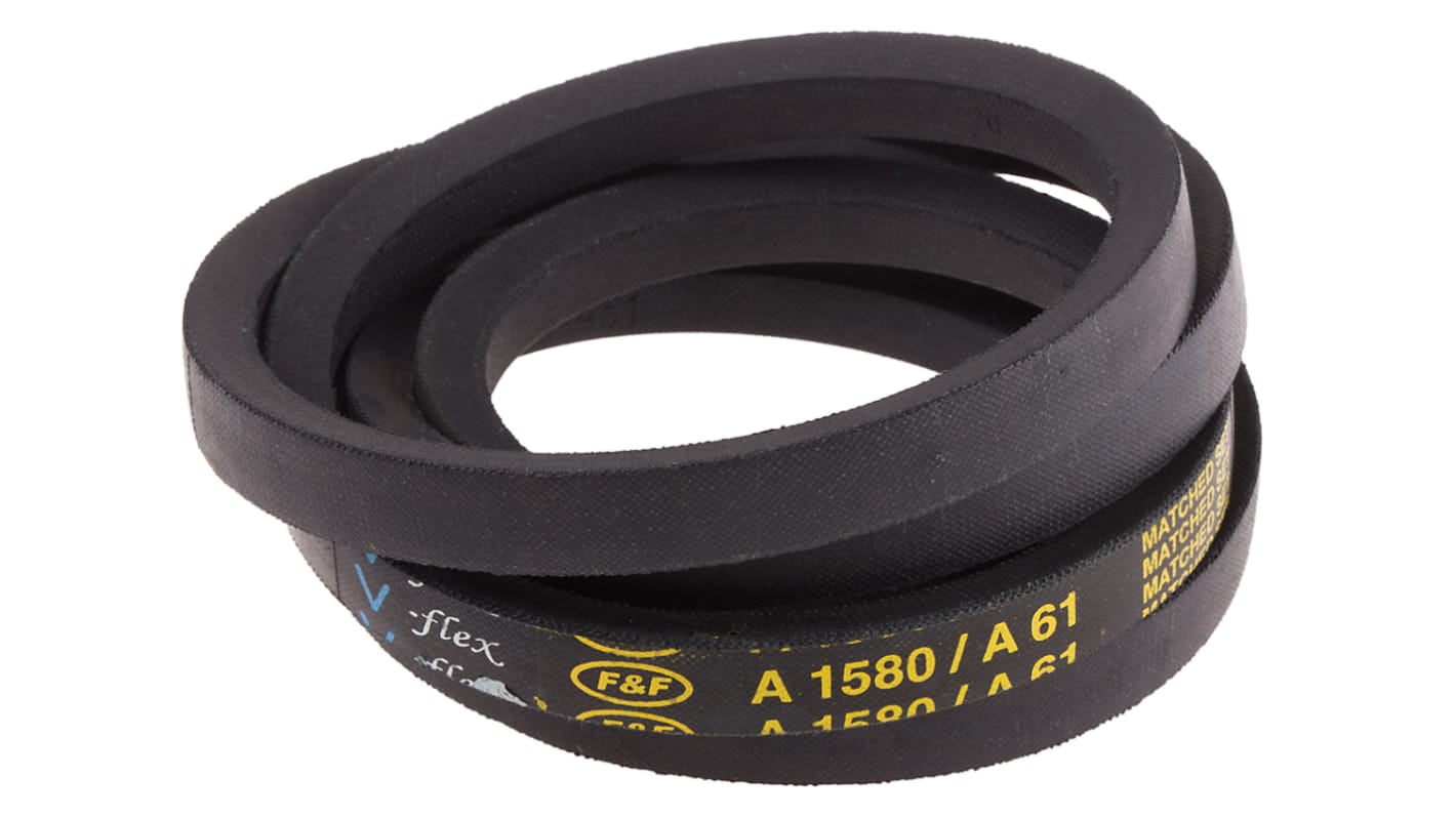 RS PRO Drive Belt, belt section A, 1550mm Length