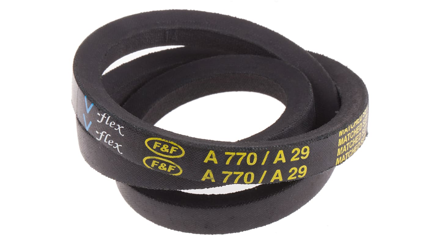 RS PRO Drive Belt, belt section A, 730mm Length