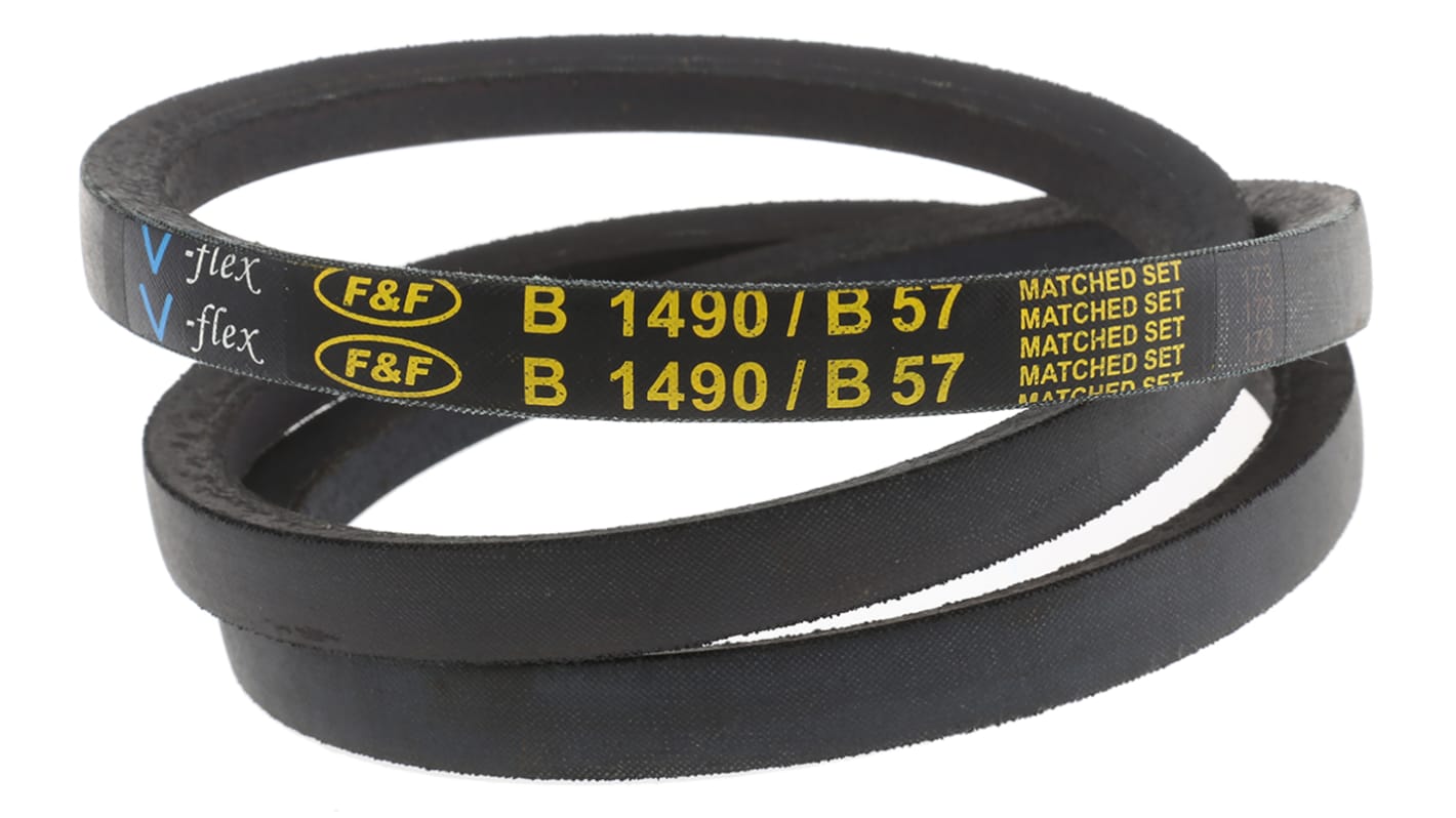 RS PRO Drive Belt, belt section B, 1450mm Length