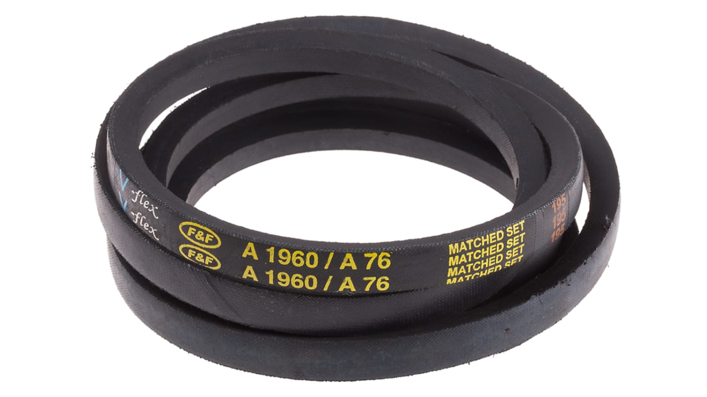 RS PRO Drive Belt, belt section A, 1930mm Length