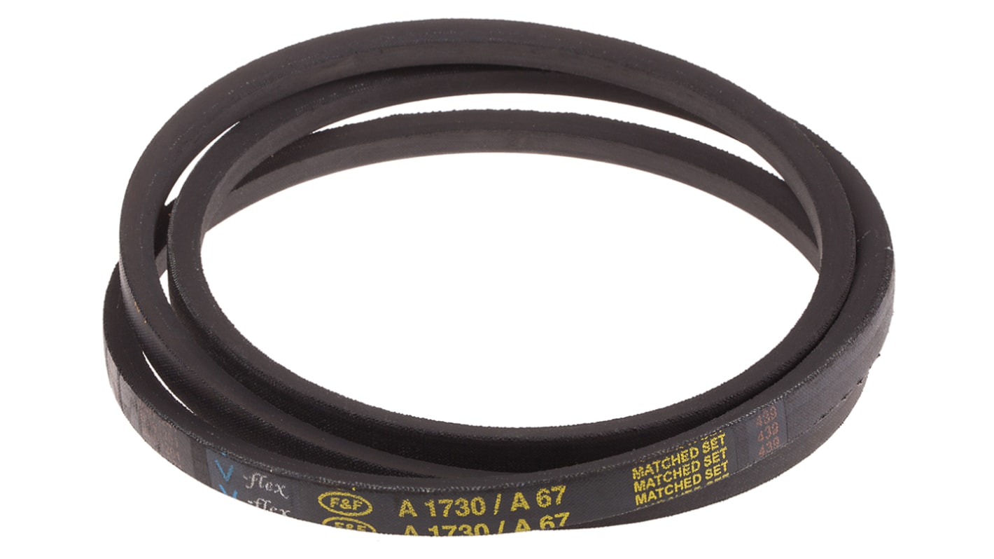 RS PRO Drive Belt, belt section A, 1700mm Length