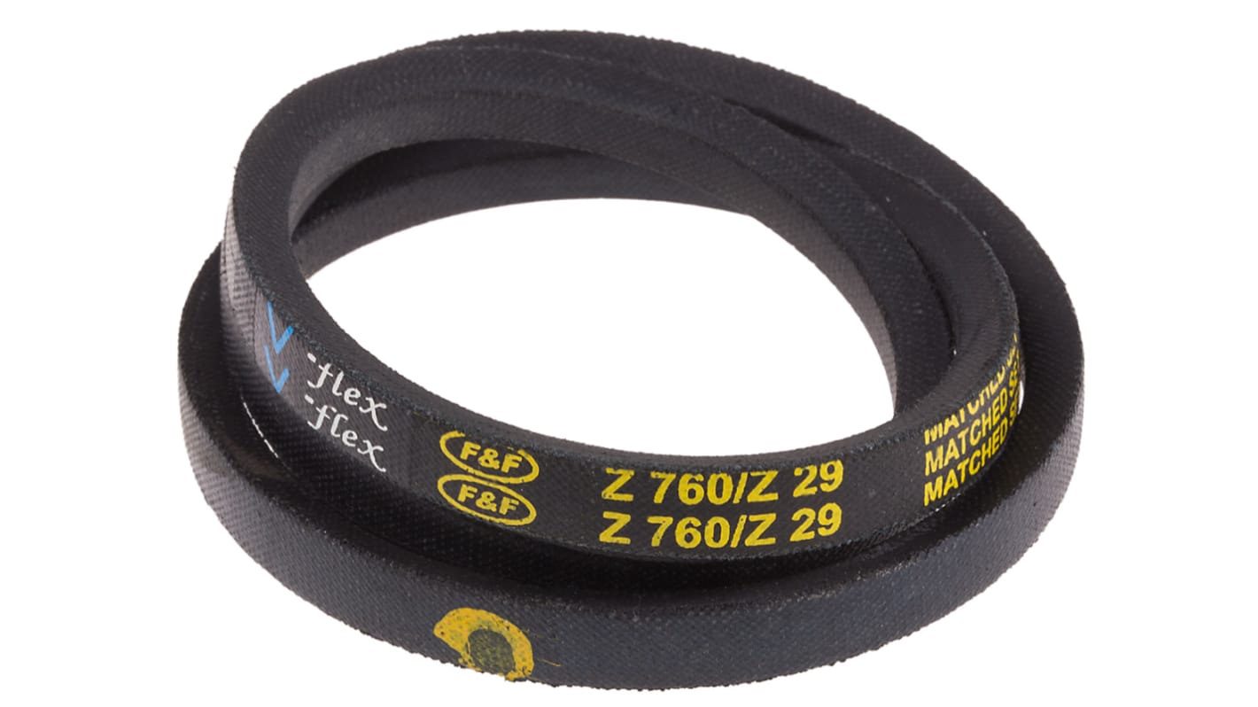 RS PRO PET, Gummi Antriebsriemen, Z-Profil 10mm x 6mm x 730mm, Scheiben-Ø 50mm