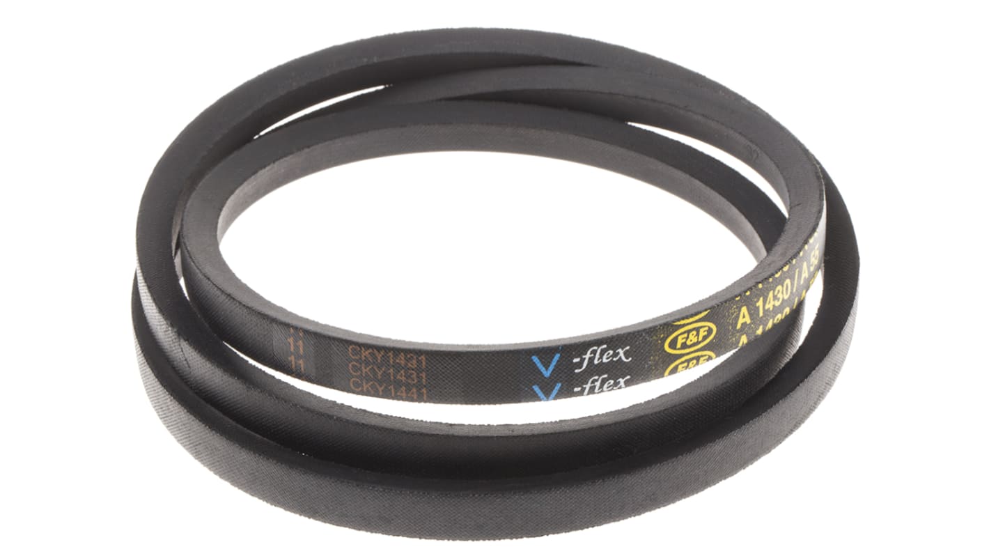 RS PRO Drive Belt, belt section A, 1400mm Length