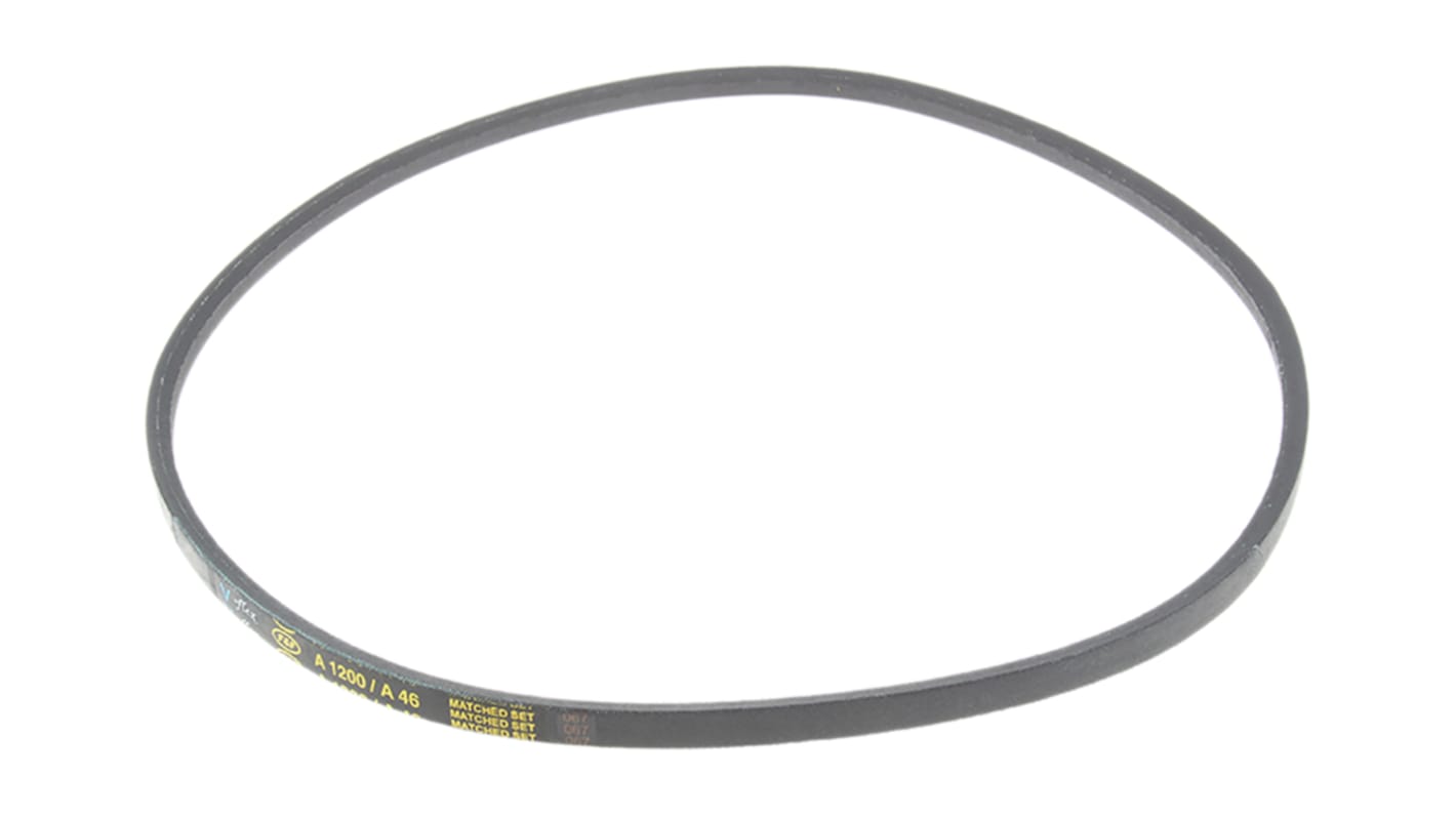 RS PRO Drive Belt, belt section A, 1160mm Length