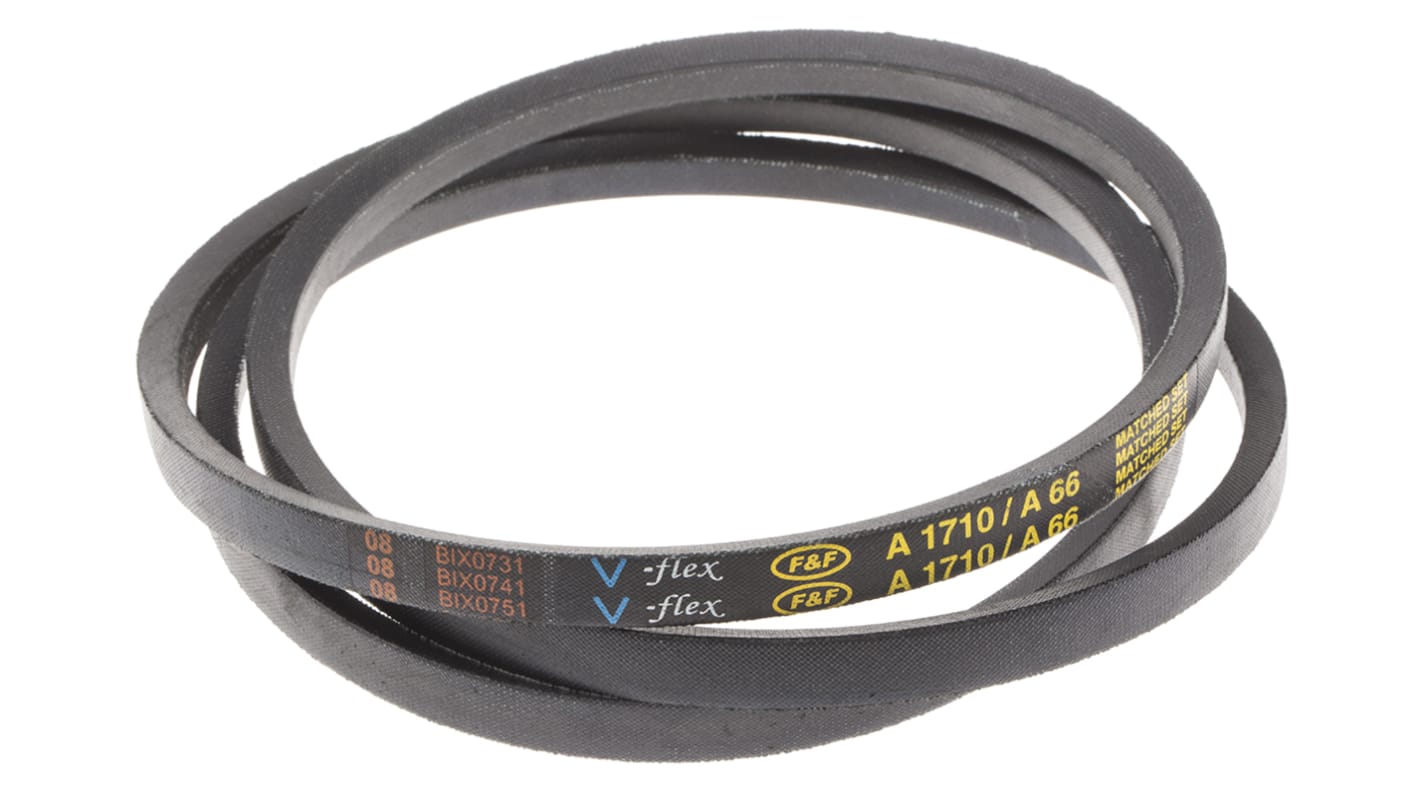 RS PRO Drive Belt, belt section A, 1670mm Length